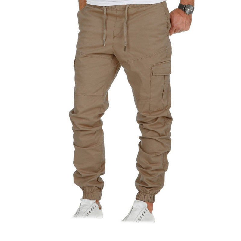 elasticated waist cargo trousers