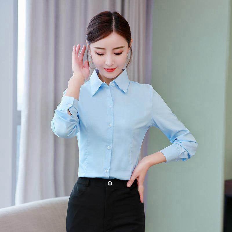 FULL SHIRT Work TOP Formal Wear Office Dress Work SLEEVE Women's LADIES |  eBay