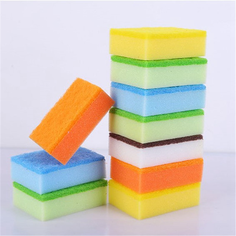 Washing Cleaning Up Sponges Kitchen Dish 10x Supplies Sponge Scourers Ebay