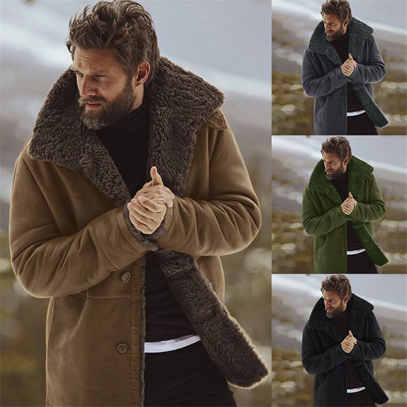 Jacket Fleece Fur Liner Parka Thick Winter Warmer Overcoat Coat Outwear ...
