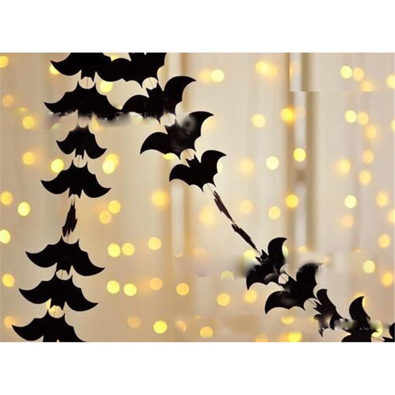 DECORATION HANGING BATS HALLOWEEN HANG DEAD CEILING SCARY GUESTS BATS