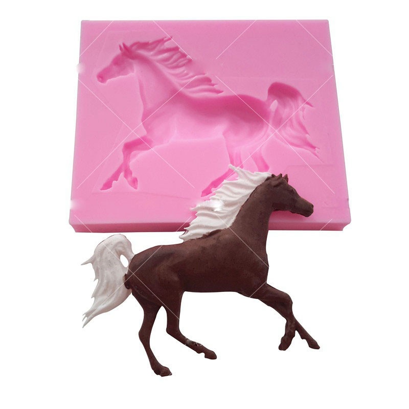 Cake Mould Baking Mold Silicone Decorating Chocolate Fondant Horse
