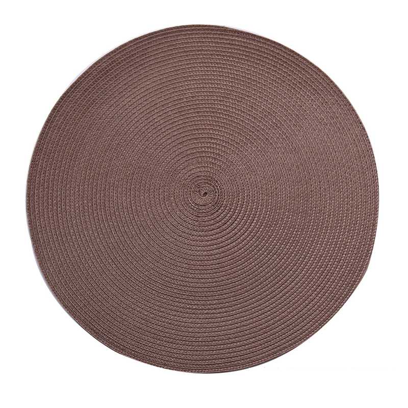 Dining Table Placemats Jacquard Weaved Set Place Mats Non-Slip 4 Pack