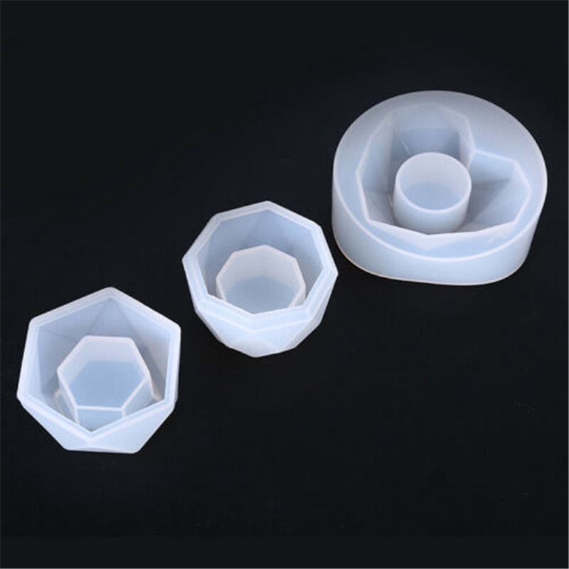 Flower Pot Mould DIY Silicone Epoxy Resin Mold Candle Holder Plant Jewelry Craft Flower Pot Mould DIY Silicone Epoxy Resin Mold Candle Holder Plant Jewelry Craft