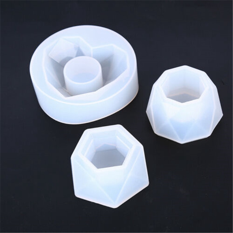 Flower Pot Mould DIY Silicone Epoxy Resin Mold Candle Holder Plant Jewelry Craft Flower Pot Mould DIY Silicone Epoxy Resin Mold Candle Holder Plant Jewelry Craft