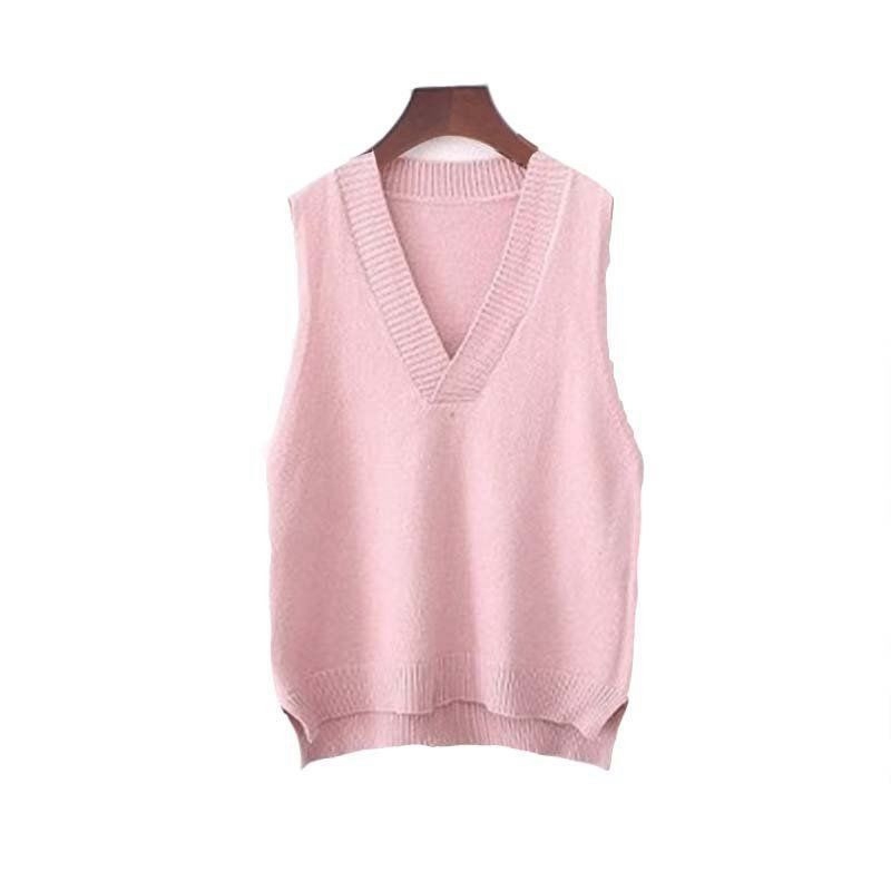 Tank Waistcoat Jumper Gilet Womens Ladies Sleeveless Top Sweater