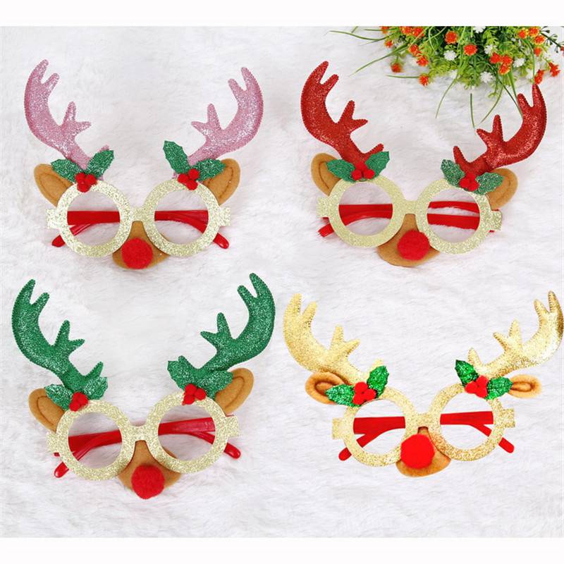 CHRISTMAS NOVELTY GLASSES Xmas Accessory Sunglasses Traditional Festive