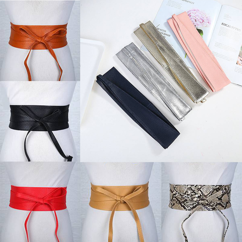 Waistband Ladies Paper Womens Waist Belt Wide Tapes Corset Leather Band ...