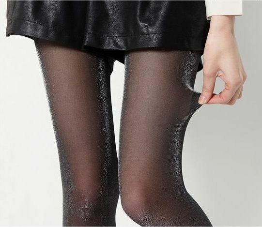 glitter pantyhose