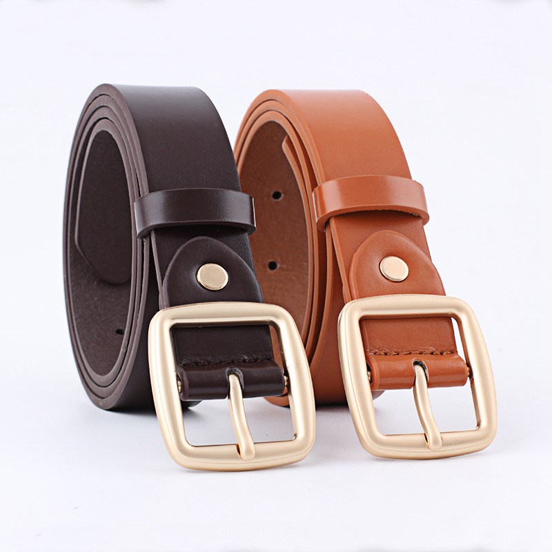 Women Lady Vintage Metal Boho PU Leather Buckle Rivet Studs Waist Belt Waistband