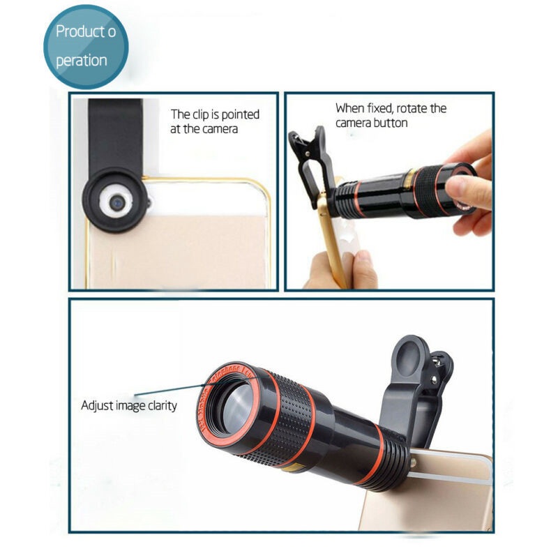 Lente De Celular Zoom 15x Lente Camera Telescópica Universal | Frete Grátis