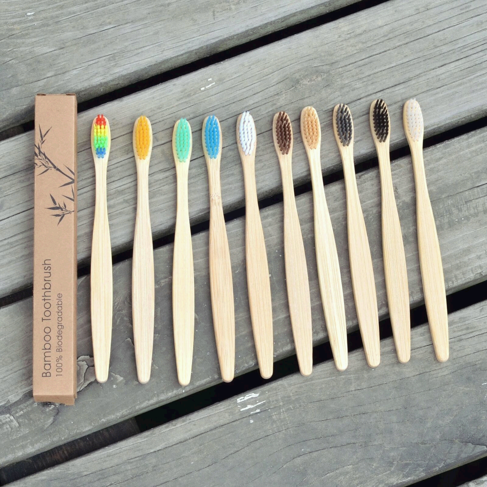 wooden brush teeth