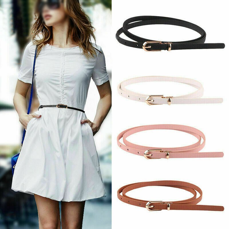 Belt Waist Belt Skinny Ladies Thin Belts Women Simple Adjustable Faux