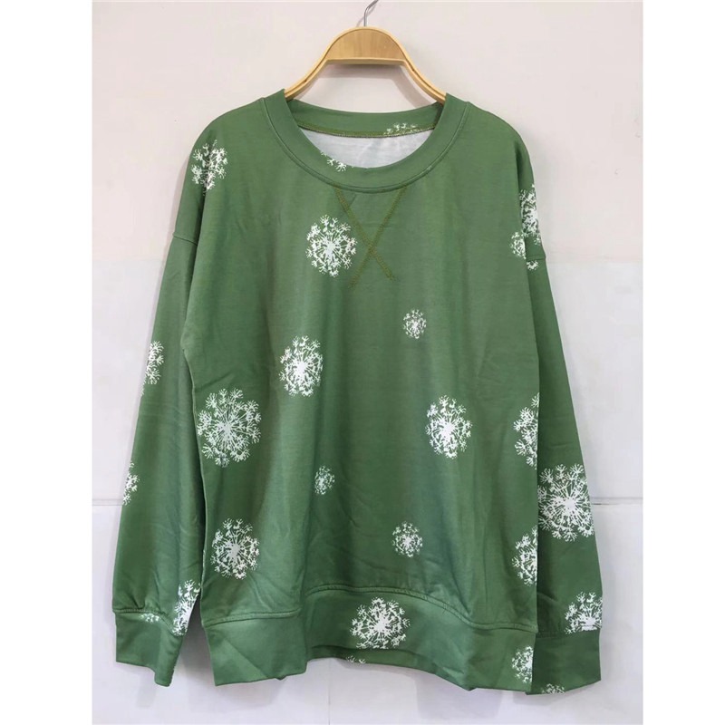 Sweatshirt Womens Jumper Tops Loose Casual Ladies Long