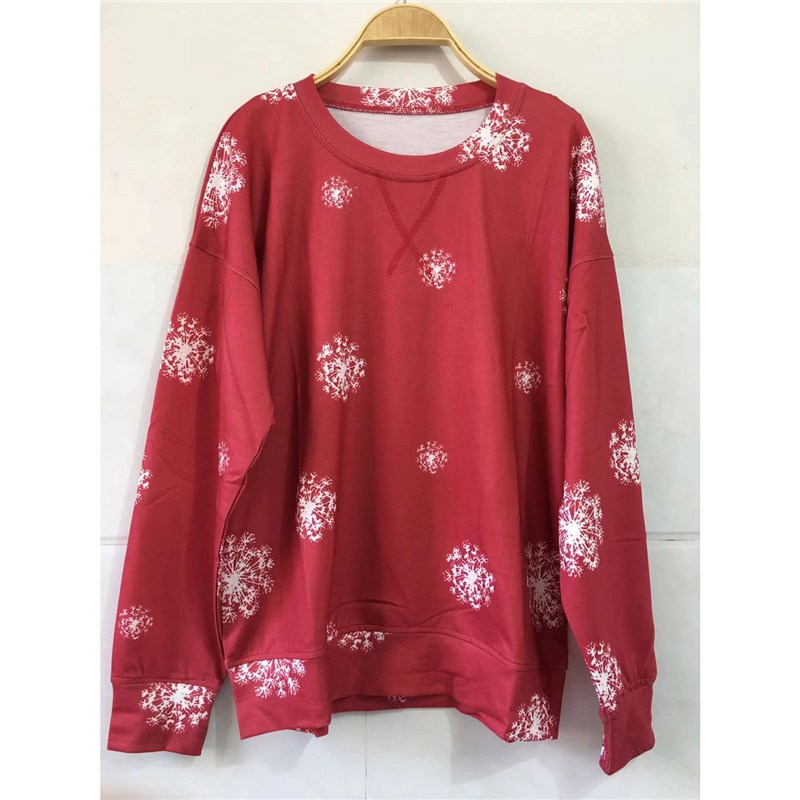 Sweatshirt Womens Jumper Tops Loose Casual Ladies Long