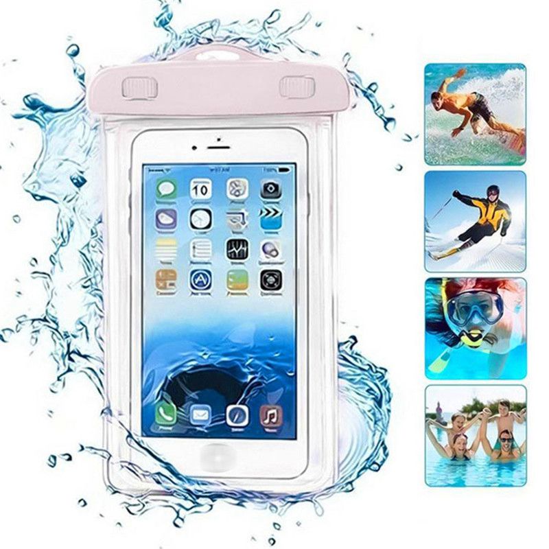 Mobile Phone Pouch Underwater NEW Fluorescent Cover Case Waterproof Bag