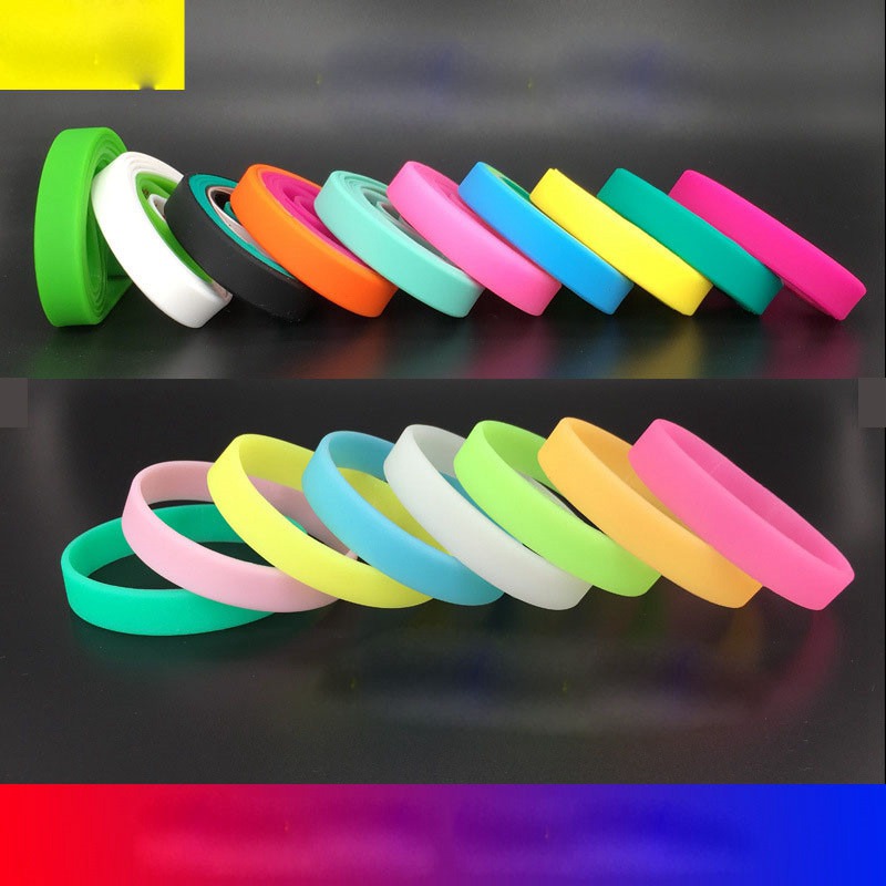 Wristbands Rubber Plain Silicone Infant Fashion Band Reusable For