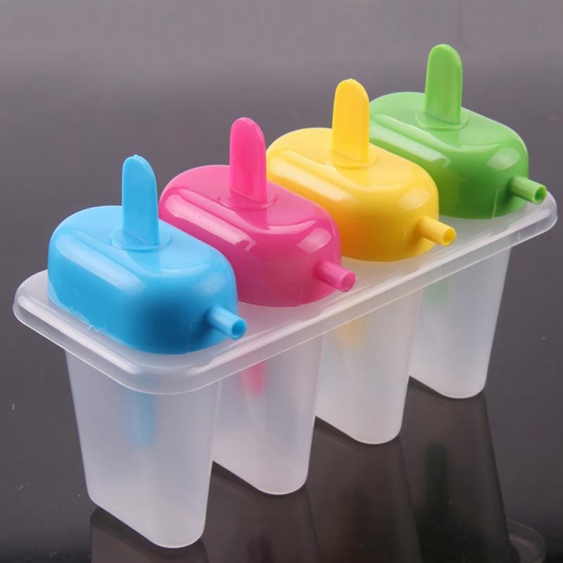 6 Pcs/set Silicone Popsicle Mold Ice Lolly Molds Ice Cream P8E9 Maker Snack Q2X7