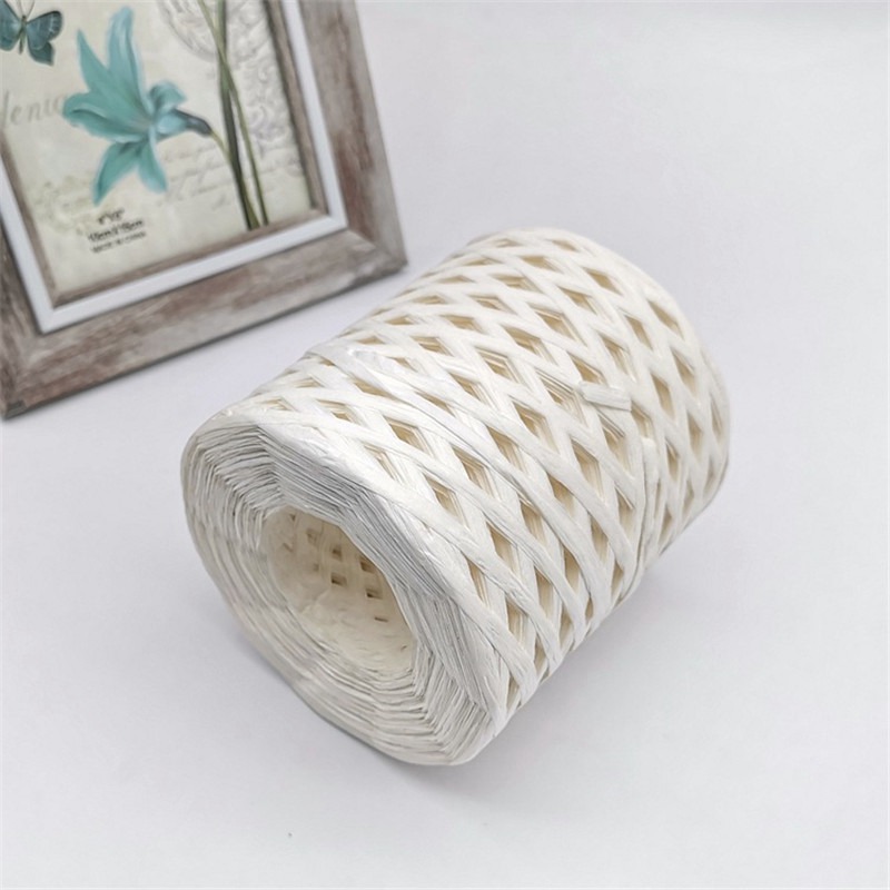 Raffia Ribbon Wrapping String for Packing Gift Box 200m/Roll Paper Rope