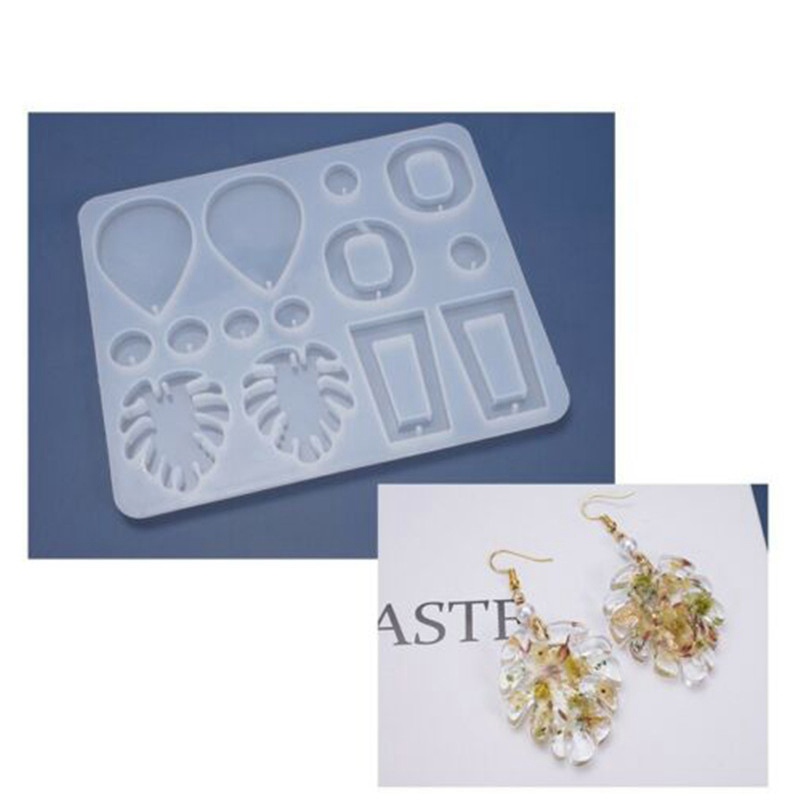 Mould Epoxy Silicone Jewelry Leaf Turtle Earring Tool Resin Mold Casting