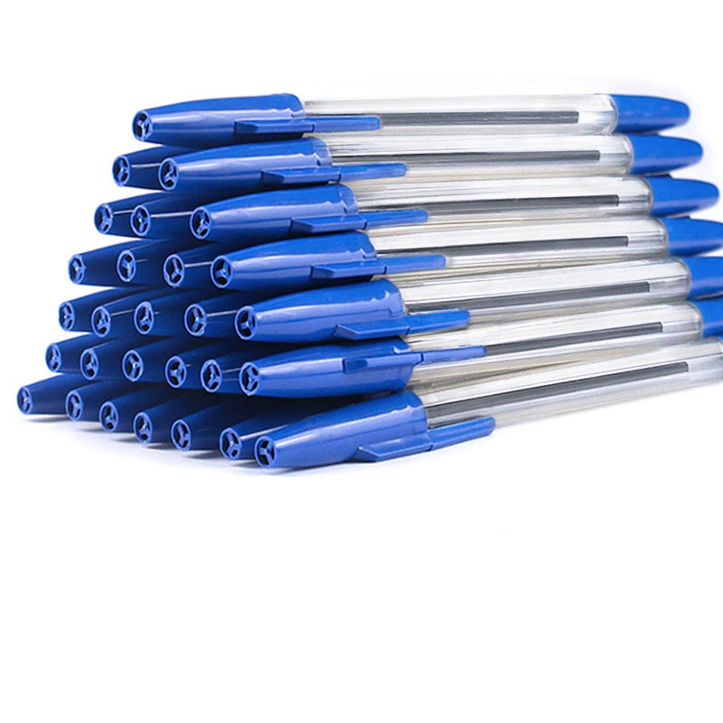 Ball Long School Blue Pen Lasting Pen Biros Point Medium Pens Office
