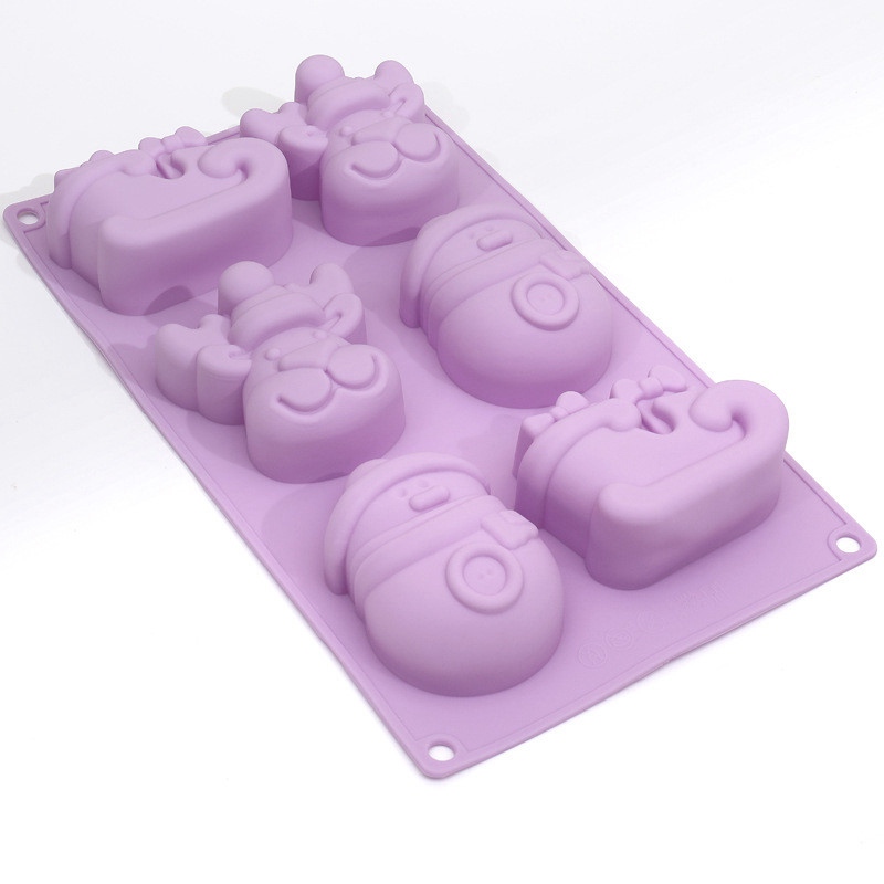 Mould Christmas Wax Melts Making Craft Set Mold Soap Candle Silicone