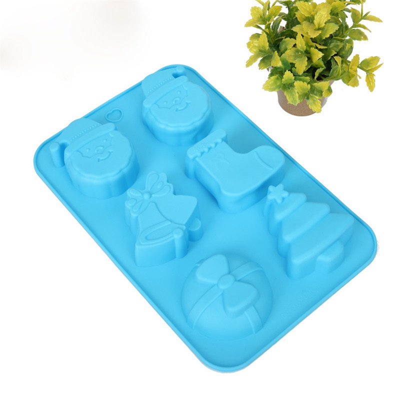 Mould Christmas Making Craft Set Silicone Tray Mold Soap Candle Wax