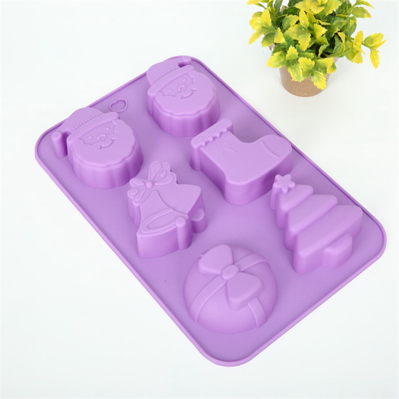 Mould Christmas Wax Melts Making Craft Set Mold Soap Candle Silicone