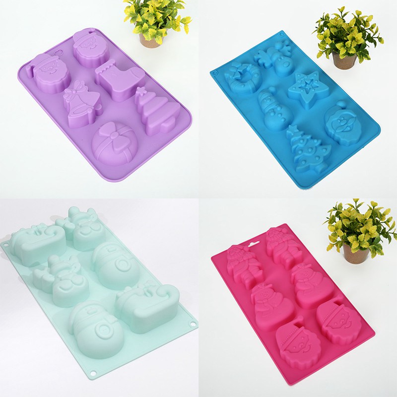 Mould Christmas Wax Melts Making Candle Silicone Tray Craft Set Mold