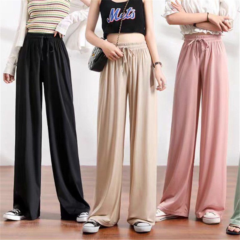 Womens Palazzo Plus Size Wide Trousers Flared Stretch Ladies  Pants 8-30 Leg New