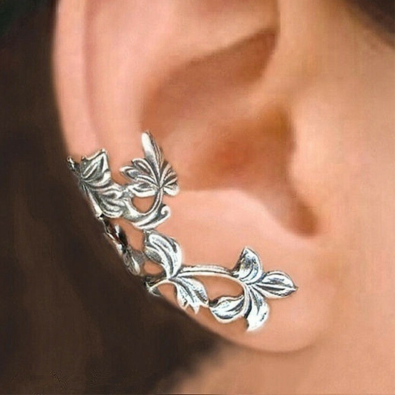 Clip Earrings A Pair/set for Women Jewelry Silver Color