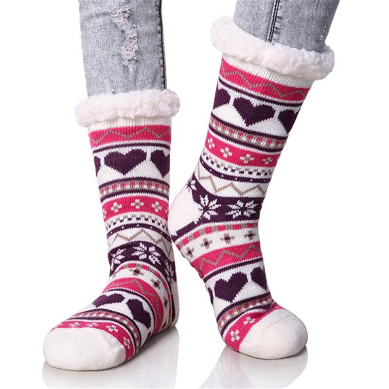 4.7 Tog Lounge Socks Lining Socks Sherpa Ladies Slipper Bed Thermal ...
