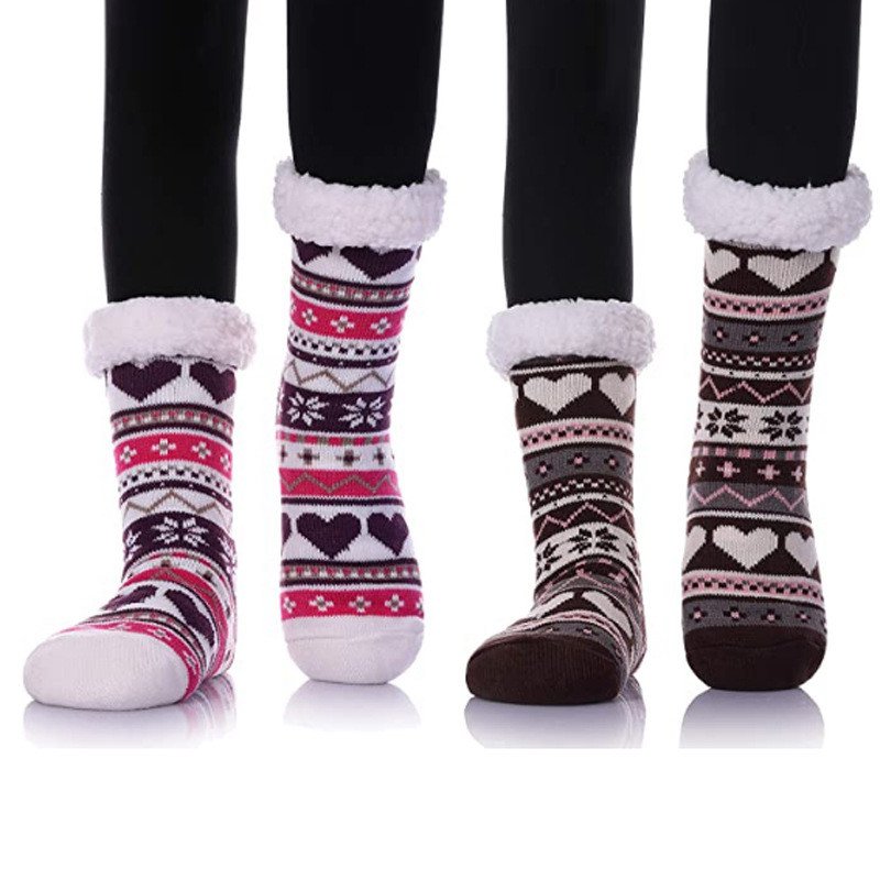 Slipper Bed Thermal Fleece Socks Ladies Lining Lounge Socks Sherpa | eBay