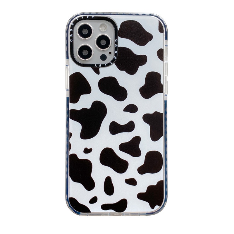 Phone Case Cow Cute Cartoon Floral For iPhone 12 11 Pro