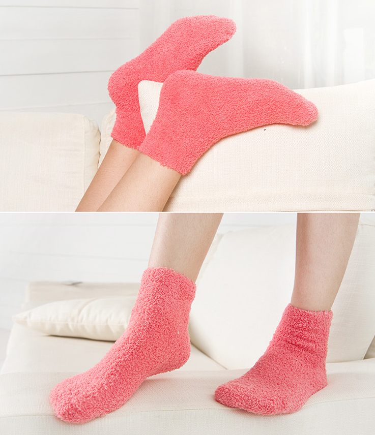extra wide fluffy socks