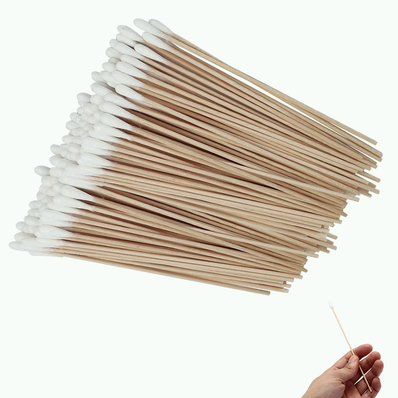 Cleaning Tapered Cotton Swabs 200pcs Large 6 inch Clean brush Gun eBay