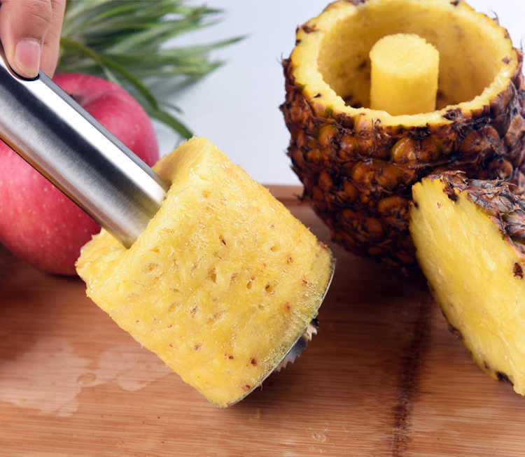 Kitchen Tool 3-in-1 Fruit Stainless Pineapple  Corer Slicer Peeler Cutter Parer