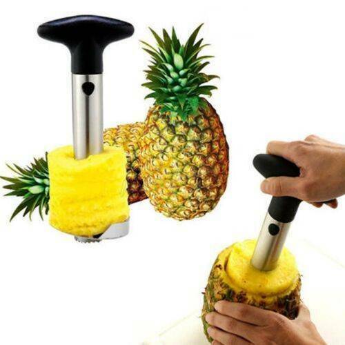 Kitchen Tool 3-in-1 Fruit Stainless Pineapple  Corer Slicer Peeler Cutter Parer