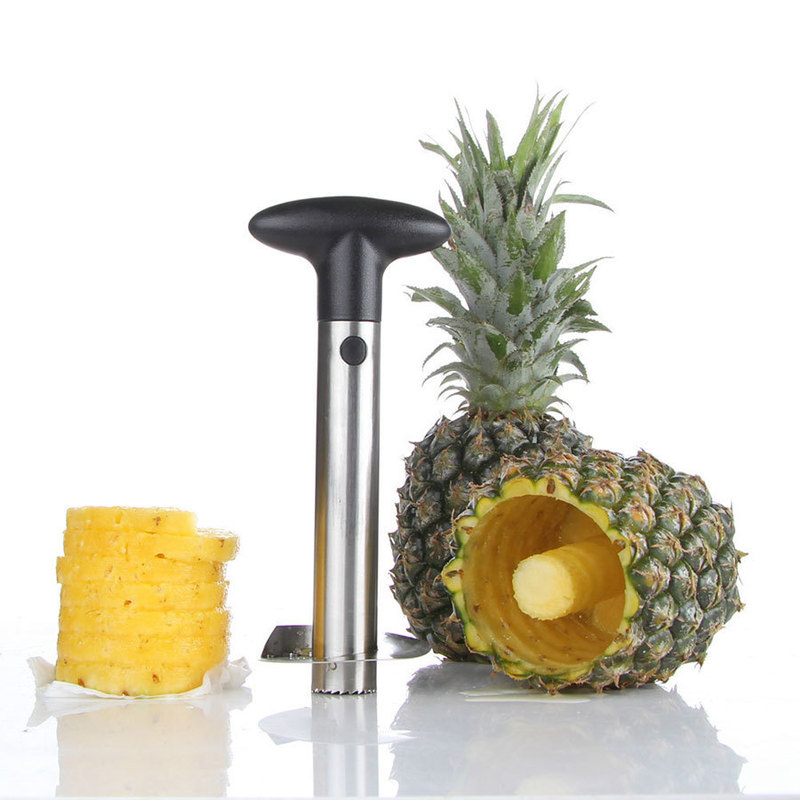 Kitchen Tool 3-in-1 Fruit Stainless Pineapple  Corer Slicer Peeler Cutter Parer