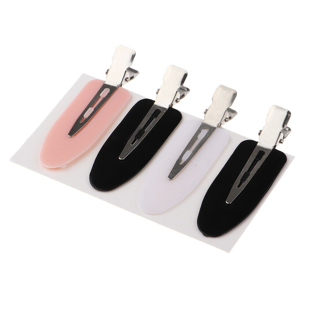 12pcs Women No Bend Hair Clips Makeup Pin No Crease Curl Clip Hair Clip