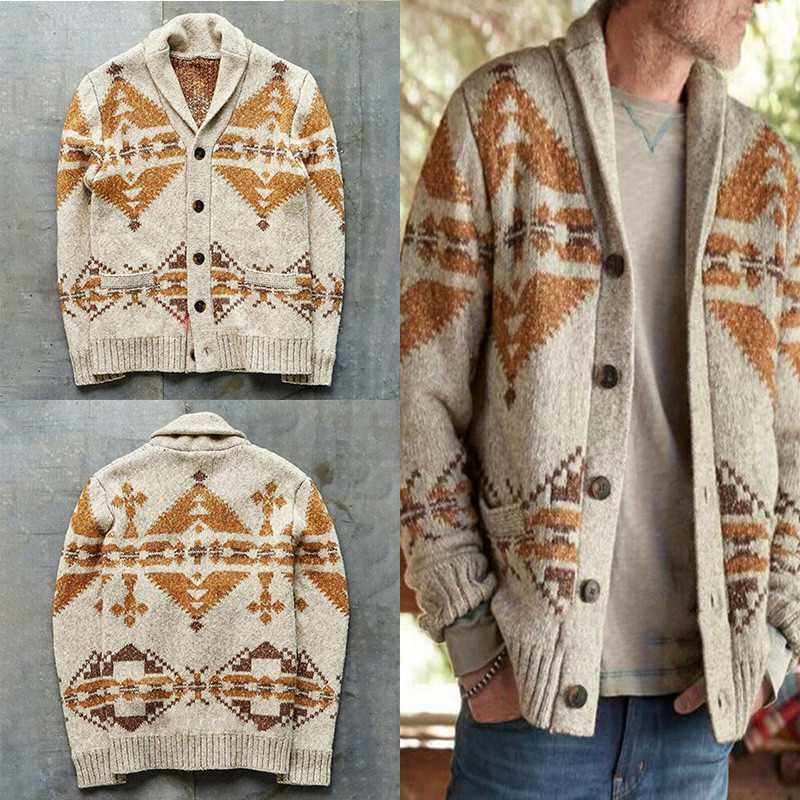 mens thick cardigan