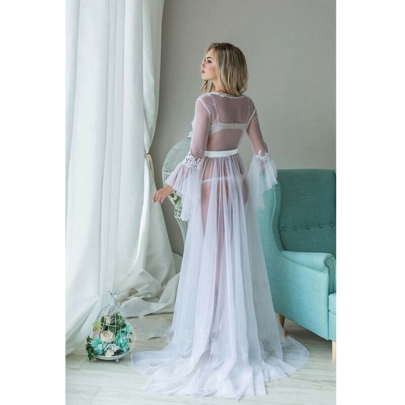 see through sleeping gown