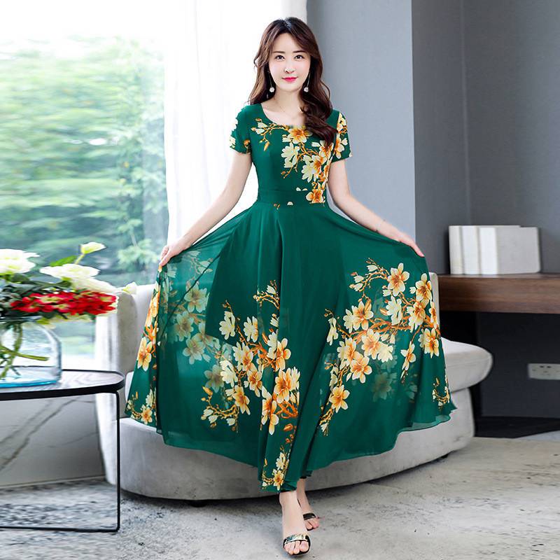 evening skater dress with sleeves Skater Dress Puff Sleeve Square Neck A-line Spring Mini Dress For Women 2026